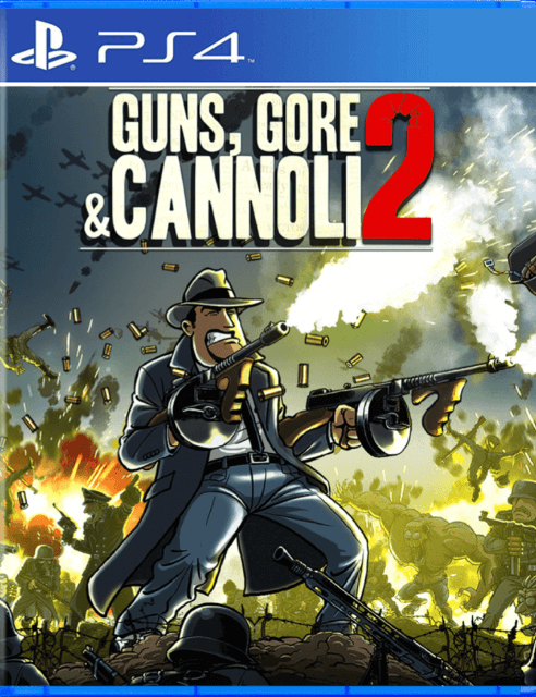 Guns, Gore and Cannoli 2 box art for Playstation 4